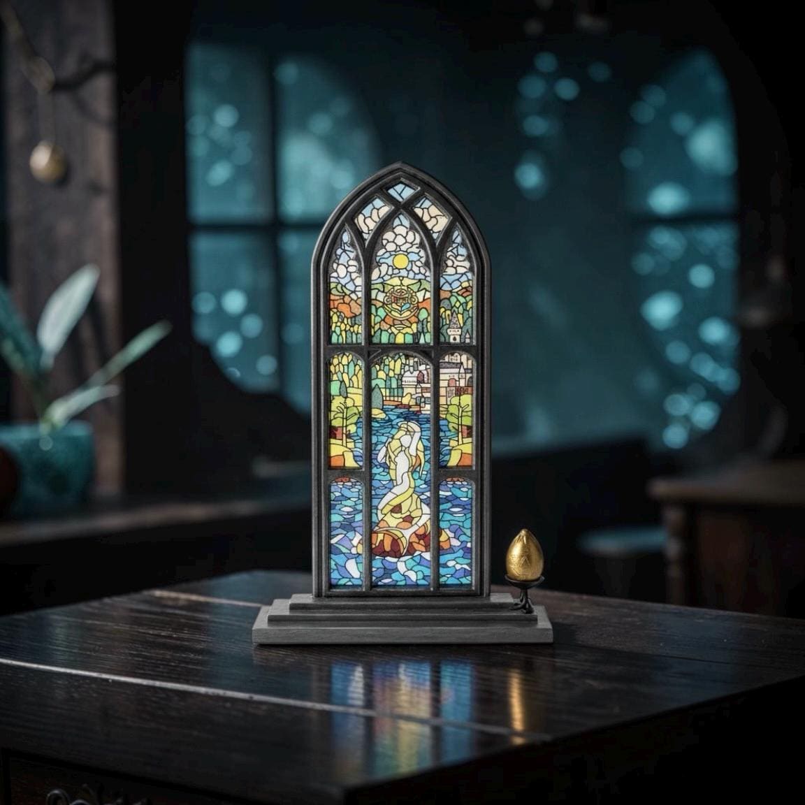 Potter mermaid stained glass - Etsy 日本