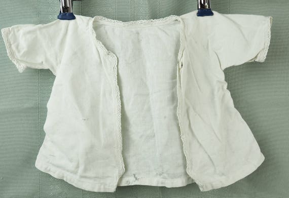 Antique Baby Layette- Four pieces Infant Gown/ bl… - image 9