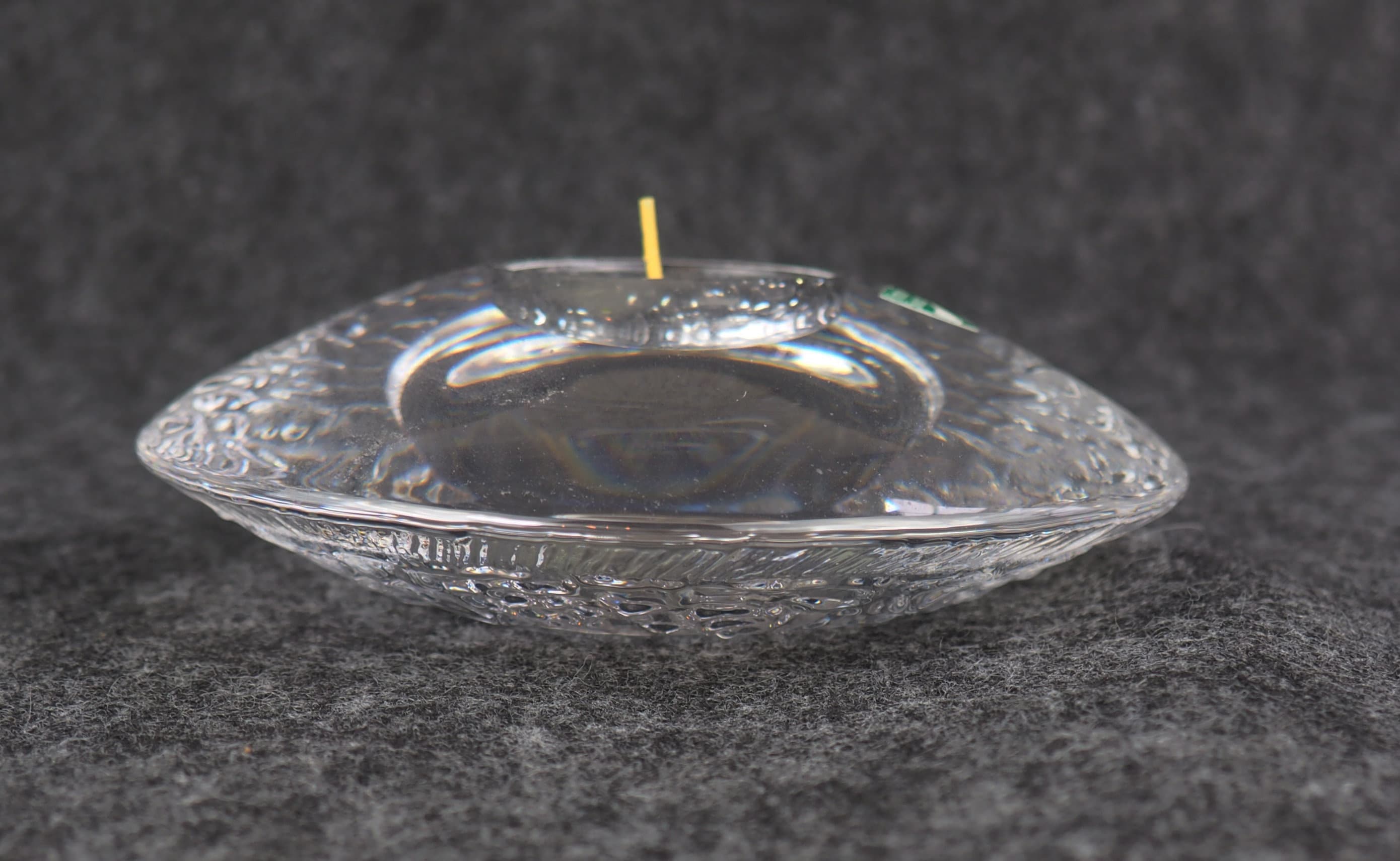 Orrefors Crystal Votive Candle Holder Sweden Swedish 5.5 Etsy