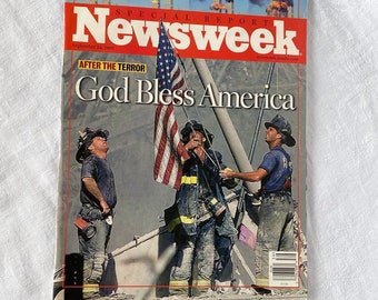 Newsweek, September 24, 2001- Special Report, After the Terror, God Bless America- Back Issue- Complete Magazine- Excellent Condition