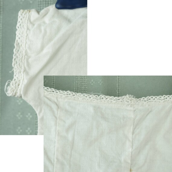 Antique Baby Layette- Four pieces Infant Gown/ bl… - image 6