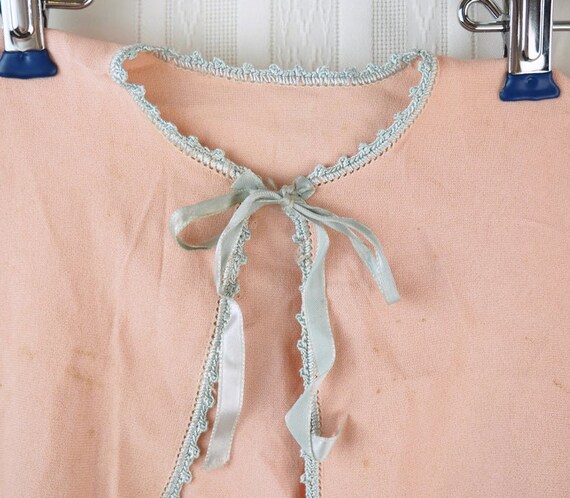 Antique Baby Layette- Four pieces Infant Gown/ bl… - image 3