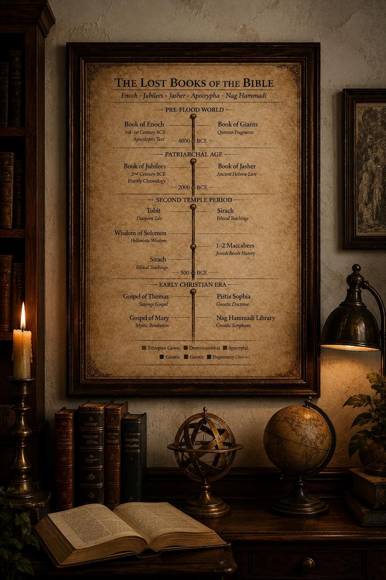The Lost Books of the Bible | Sacred Timeline of Enoch, Jubilees ...
