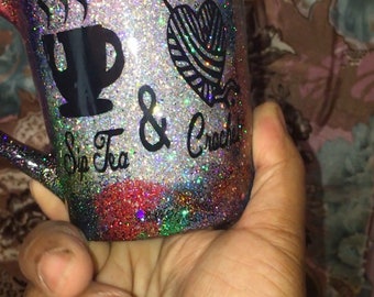 Té de sorbo personalizado & tazas de ganchillo 14 oz