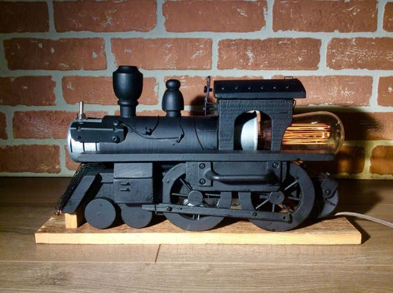 Table Lamp Steampunk Locomotive Train Table Lamp Steampunk Locomotive, Train Table Lamp