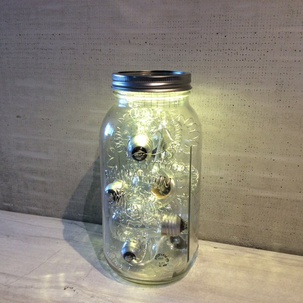 Lamp  Jar with Light bulbs Sale