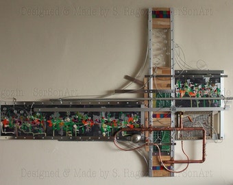 Industrial abstract Wall Sculpture -