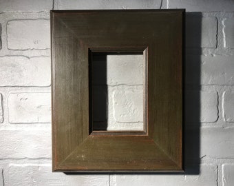 Greenish Brown Modern Picture Frame, Italian Frame, Deep Frame, 4 x 6’’, Clearance sale # 2