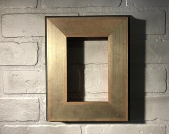 Silver  Modern Picture Frame, Italian Frame, Deep Frame, 4 x 6’’, Clearance sale # 2