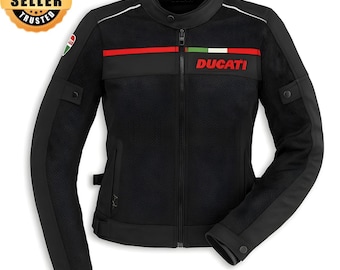 Ducati Flow12 textiljacka/motorcykelutrustning för herrar