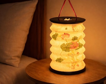 Foldable Flower Paper Lantern, Mid-Autumn Festival Hanging Decor, Traditional Chinese Lantern for Home, Party, New Year Display
