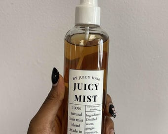 Rosemary mint hair spray, vegan botanical infused mist for growth