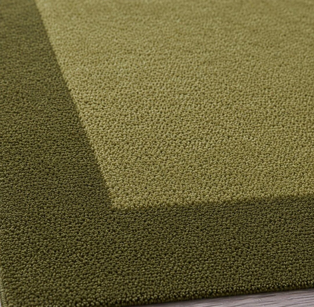 Modern Olive Green Hand Tufted Area Rug for Home Office & Living Room ...