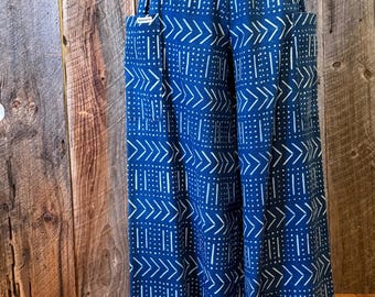Indigo Mudcloth Pants, Mudcloth Fabric, Hand Painted Clothing