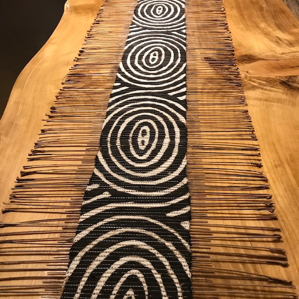 Mudcloth Table Runner, Unique Dining Decor, Eclectic Home Decor,