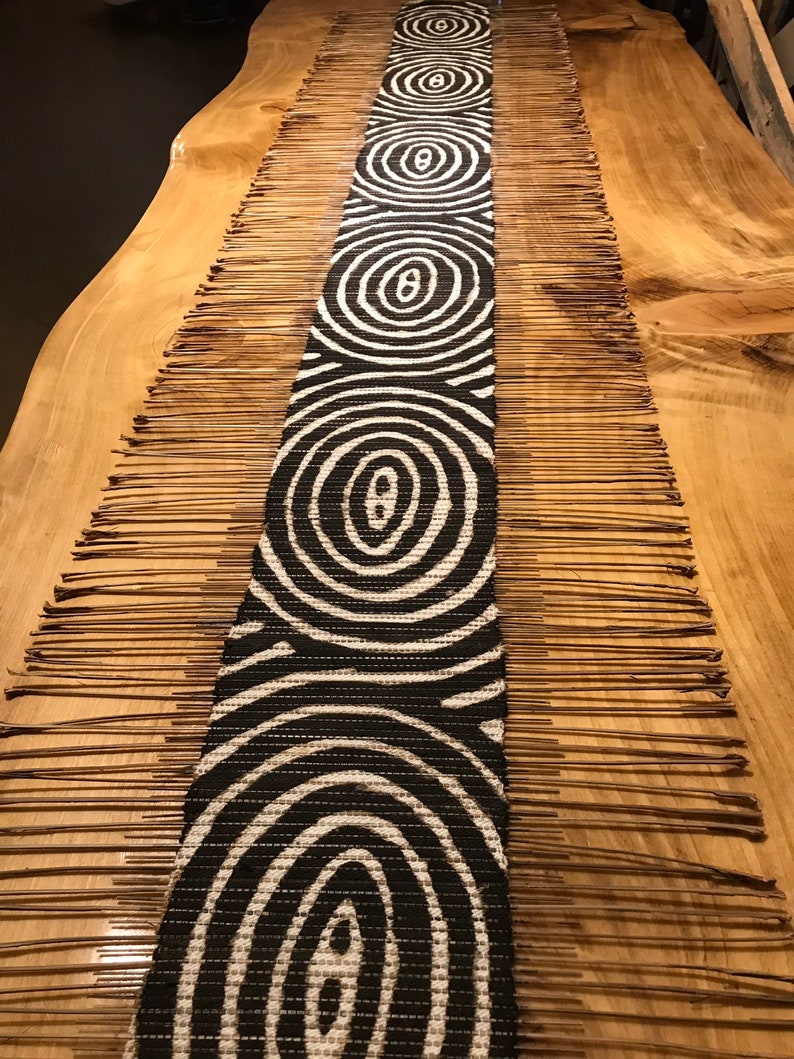 Mudcloth Table Runner, Unique Dining Decor, Eclectic Home Decor, Etsy