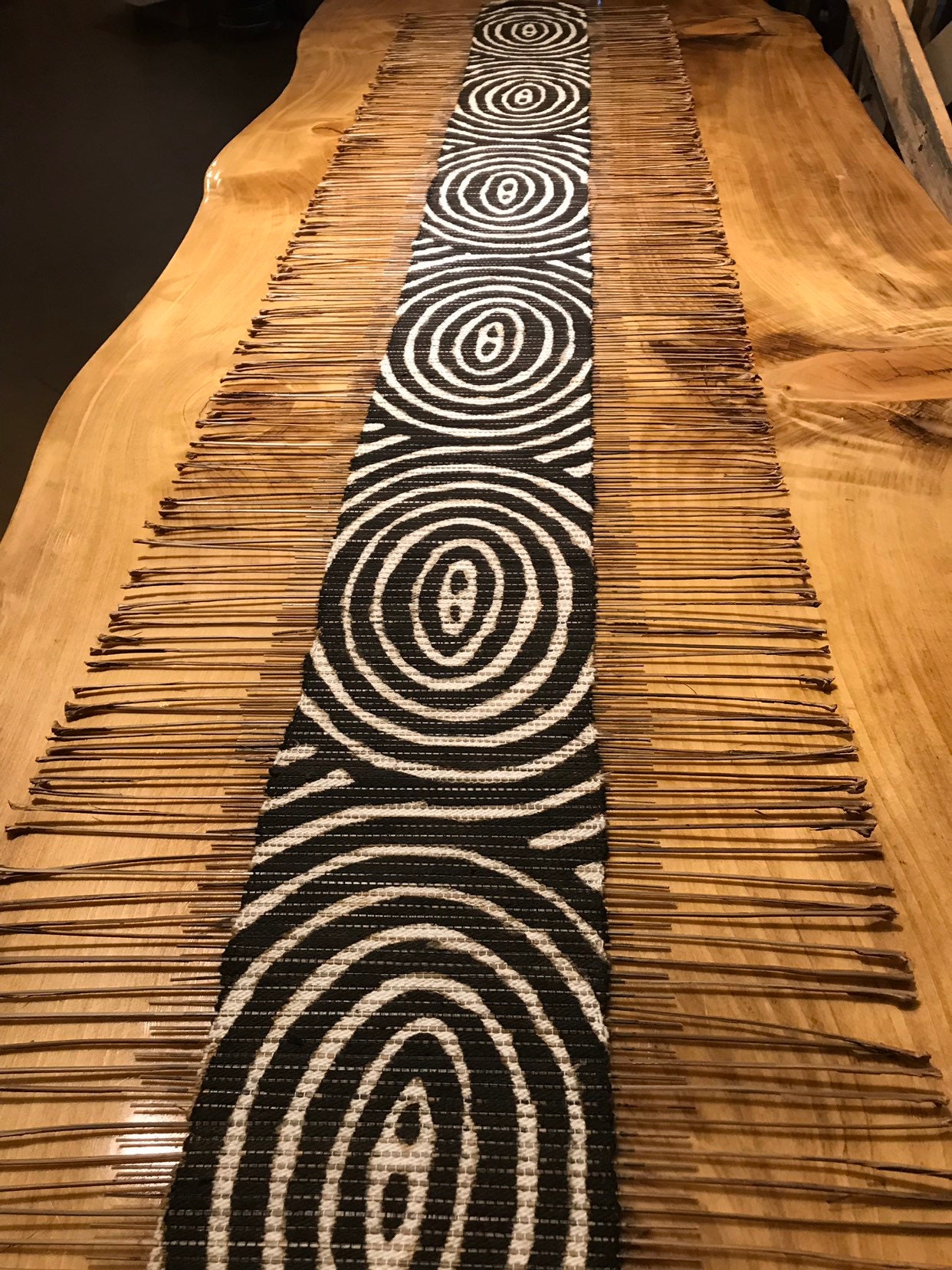 Mudcloth Table Runner, Unique Dining Decor, Eclectic Home Decor,