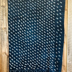 Vintage Indigo Throw, Indigo Textile, Indigo Tapestry, Indigo Dyed Wall Art