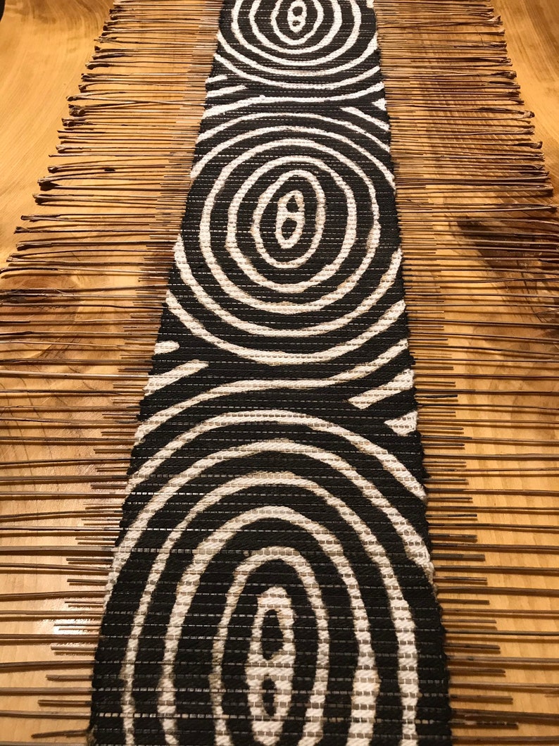 Mudcloth Table Runner, Unique Dining Decor, Eclectic Home Decor, Etsy
