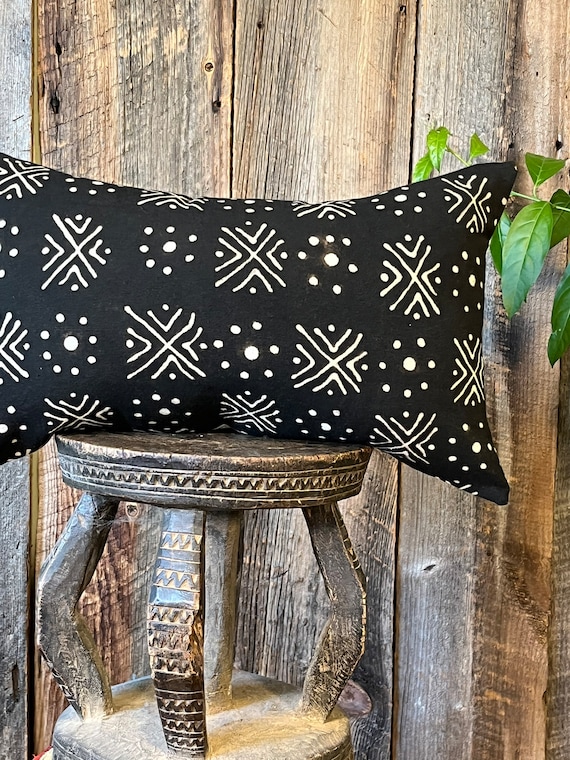 Mudcloth clearance lumbar pillow