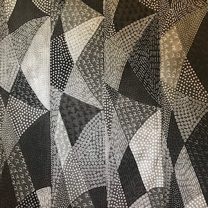 Gray Mudcloth Fabric, Mudcloth Throw, Handwoven Cotton, Naturally Dyed Mudcloth