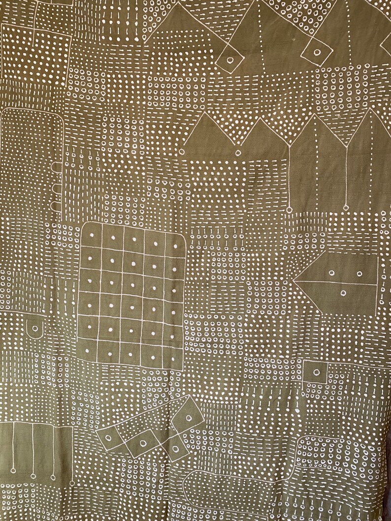Mudcloth Fabric by the Yard African Mud Cloth Fabric Etsy
