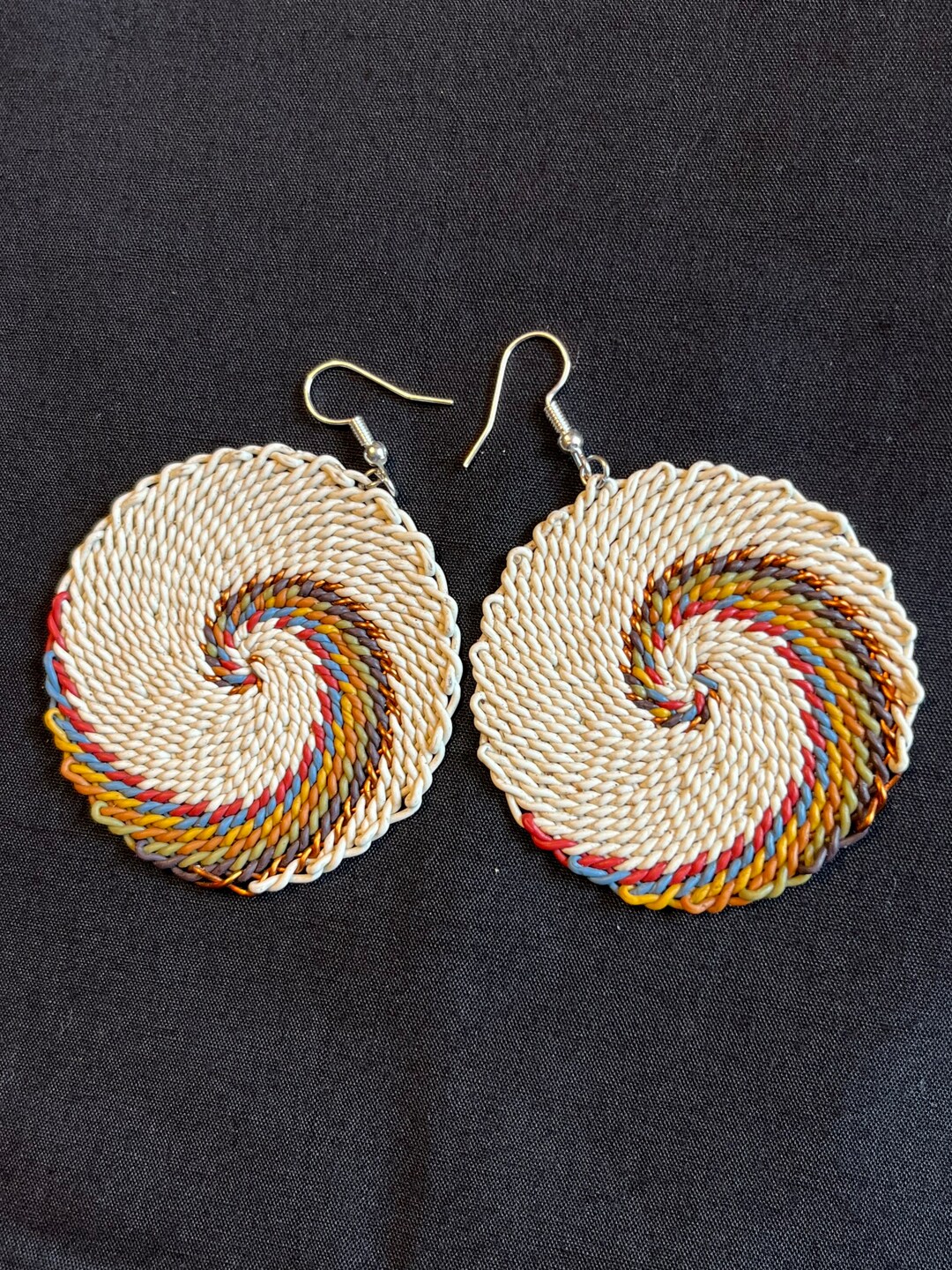 Telephone Wire Earrings Zulu Telephone Wire Telephone Wire Etsy