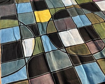 Indigo Mudcloth Textile: Handpainted African Textile