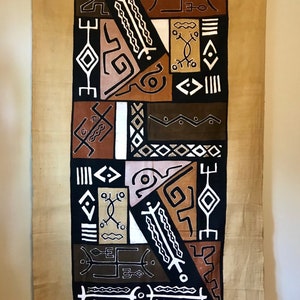 Unique Mudcloth Textile, Mudcloth Accent Wall, Mudcloth Decor, Mudcloth Fabric, Mudcloth Tapestry, Ethnic Blanket, African Wall Art