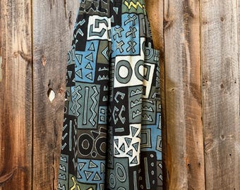 Indigo Mudcloth Pants, Mudcloth Fabric, Hand Painted Clothing