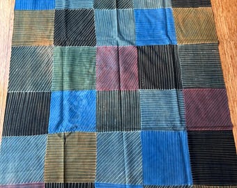 Indigo Mudcloth Textile: Handpainted African Textile
