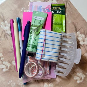 Cozy Reader Kit | Bookmark, Pens, Tea, Hand Cream | Book Lover Accessories image 6