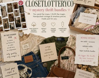 Personalized Thrift Bundle Based on Your Style (1 full outfit)