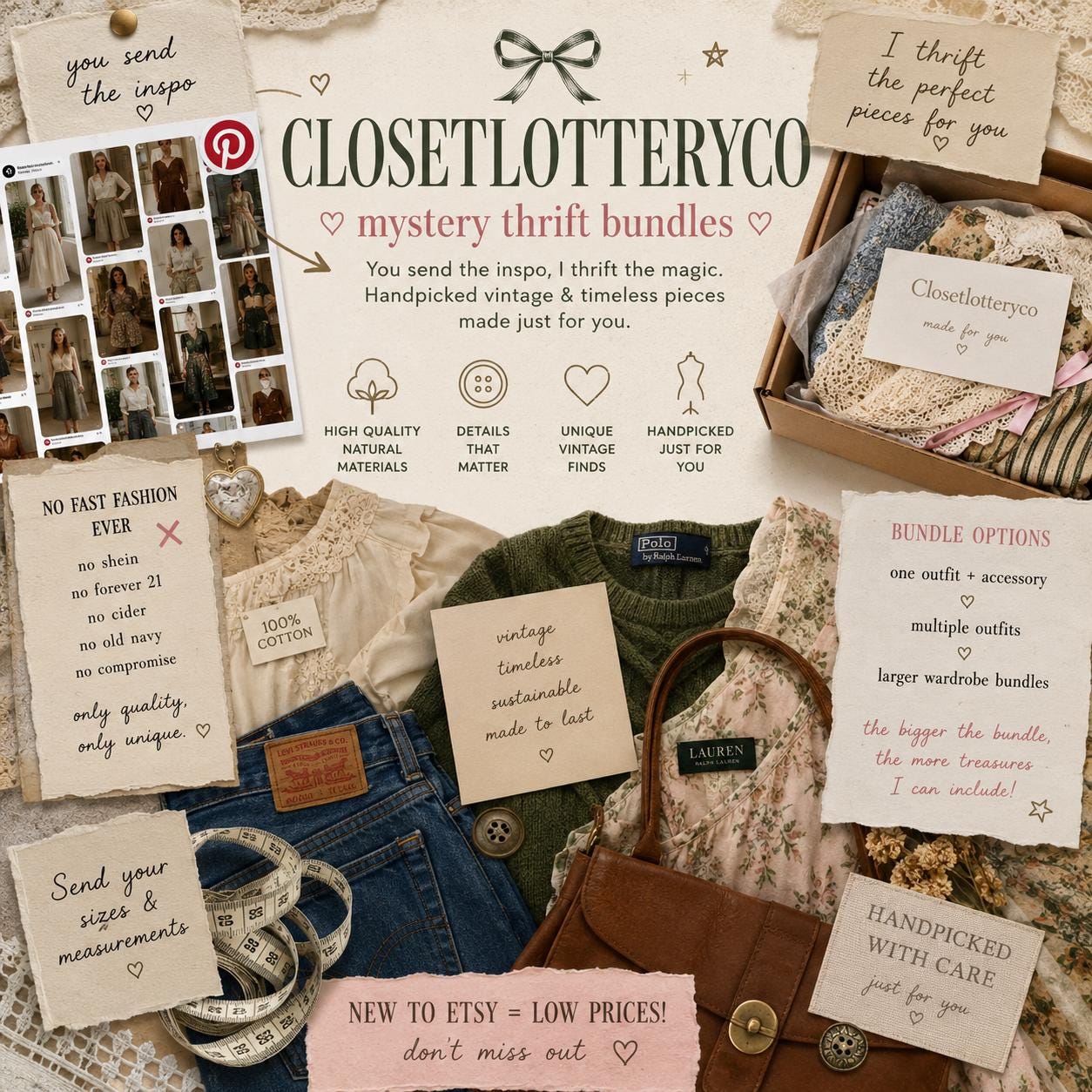 Thrift Bundle - Etsy Canada