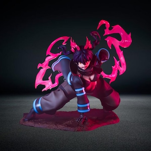 Fire Force – Tamaki Kotatsu | Fury STL-standbeeld | 3D-afdrukmodel | Digitaal STL-bestand