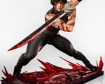 Maki Ze'nin From Jujutsu Kaisen 3D Printed & Painted 1/6 Scale