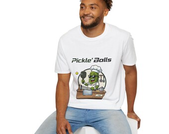 Pickle'Balls Pickleball Shirt | Pickleball Humor Tee - Kitchen Chef