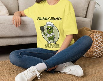 Pickle'Balls Pickleball Shirt | Pickleball Humor Tee - Kitchen Chef 2