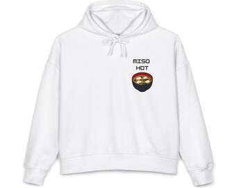 Miso Hot Ramen Bowl Hoodie | Organic Cotton Anime Food Sweatshirt