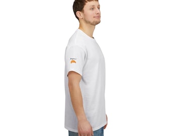 Croissantskjorta | Grafisk t-shirt med fransk mat | Illustration av Parisbageri | Rolig fransk gåva | Foodie-t-shirt med minimalistisk ärmdetalj