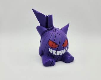 Juguete antiestrés giratorio inspirado en Gengar: Spinner sensorial de color personalizado para aliviar el estrés