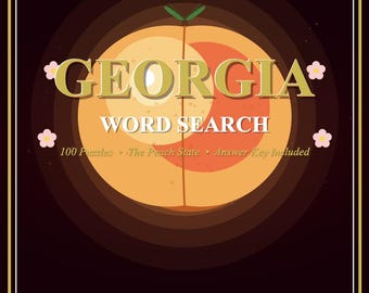 Libro de crucigramas y sopas de letras de Georgia: 100 crucigramas, ciudades y cultura del estado (descarga en PDF)