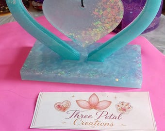 Heart with smaller heart on a stand