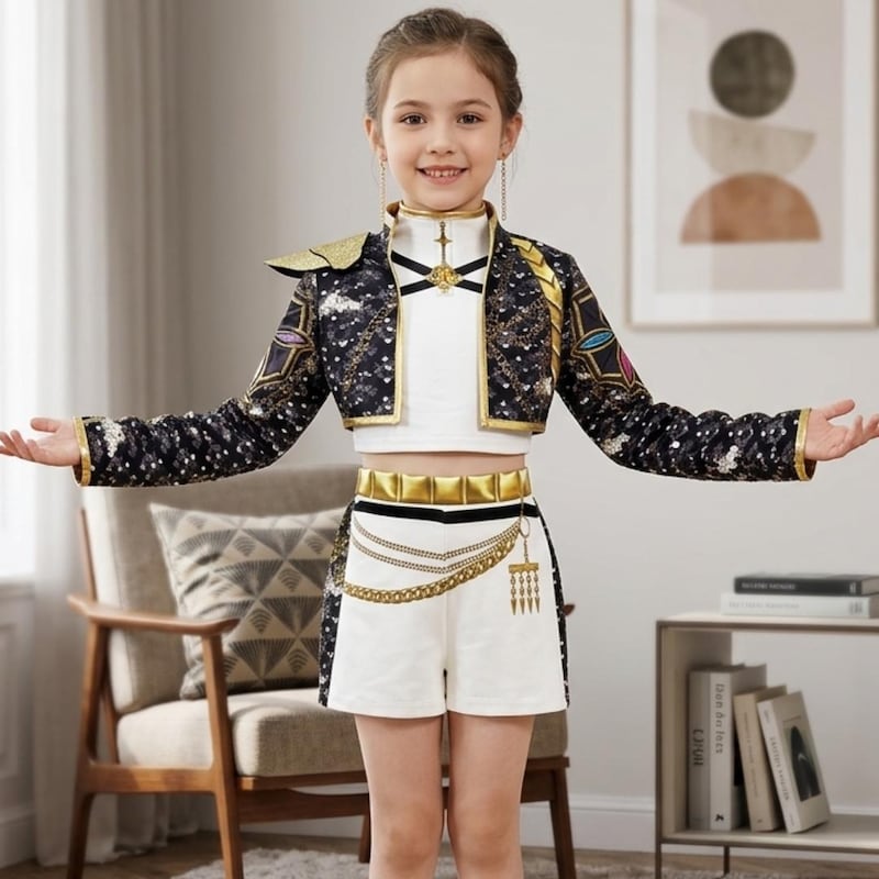 Zoey Golden Outfit Kpop Demon Hunters - Etsy