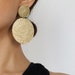 see more listings in the Gold Leather Earrings section