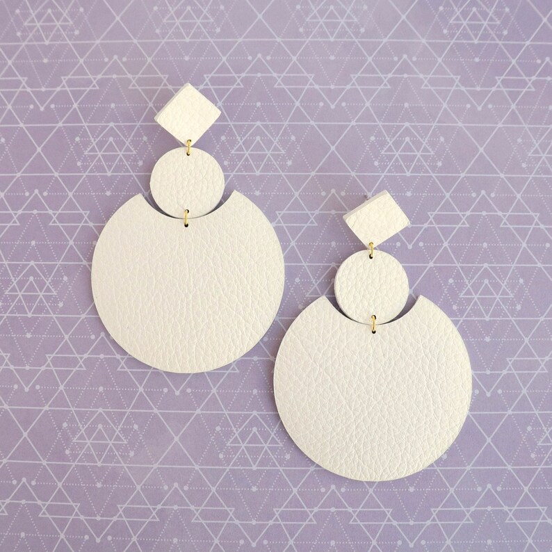 Big geometric earrings Outlet