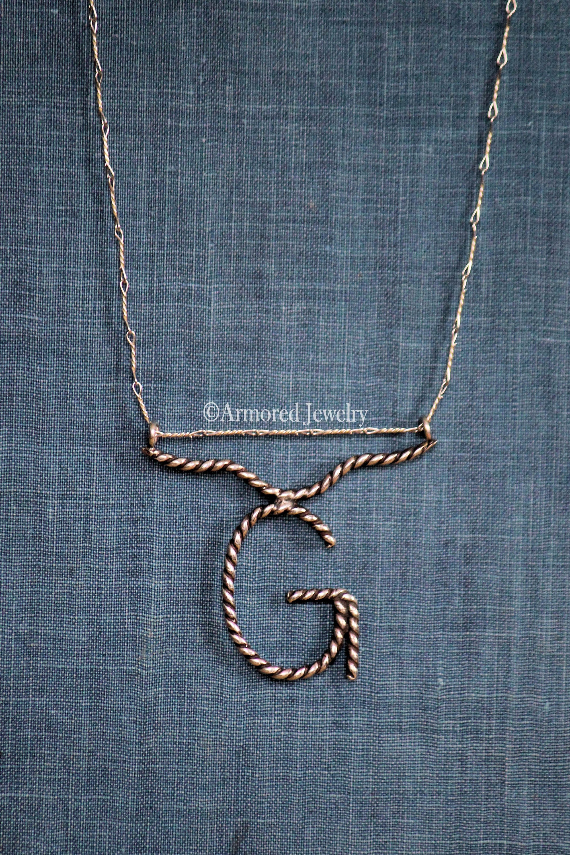Pendant Ranch Sign Sterling Silver Custom Ranch Cattle Brand Pendant Neckace, Cattle Brand ...