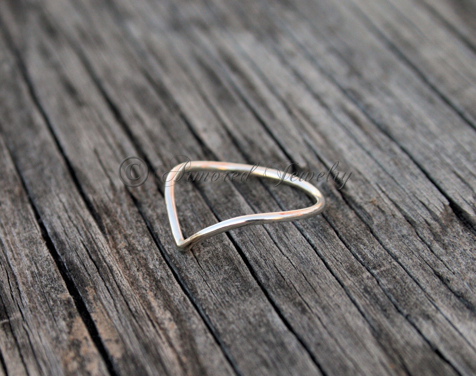 Silver Chevron Ring, Dainty Ring, Layered Ring, Stackable Stacking ...