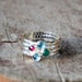 Birthstone Ring Stacking Ring Mommy Stackers Custom Ring - Etsy