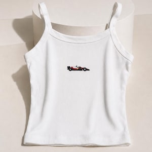 Bella Canvas - Inspirada en la F1 - Tirantes finos bordados